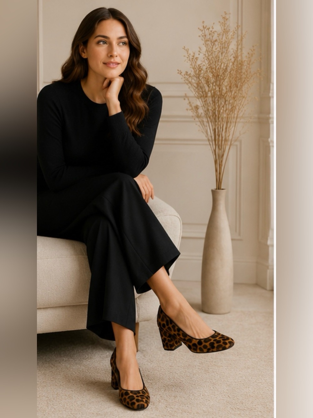 Margaux Black Wide-Leg Pants — Sleek Everyday Elegance